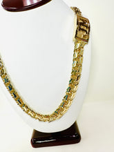 Load image into Gallery viewer, chino link tight link 10k gold 15 mm link
