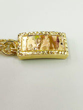 Load image into Gallery viewer, Chino link bar chain 10 k gold 2 tones 11 mm link
