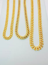 Load image into Gallery viewer, Miami Cuban  moissanite chain 10k gold
