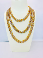 Load image into Gallery viewer, Miami Cuban  moissanite chain 10k gold
