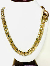 Load image into Gallery viewer, chino link tight link 10k gold 15 mm link
