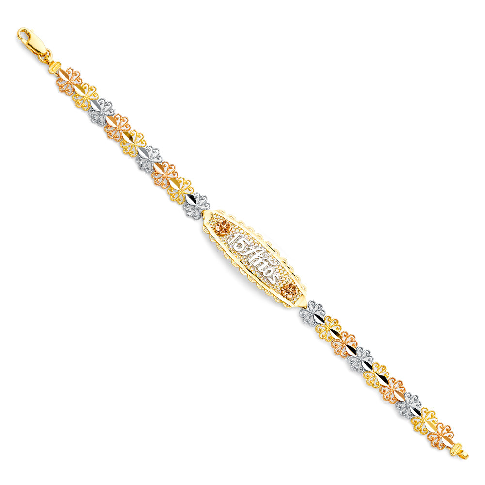 14k Gold 15 Anos Bracelet