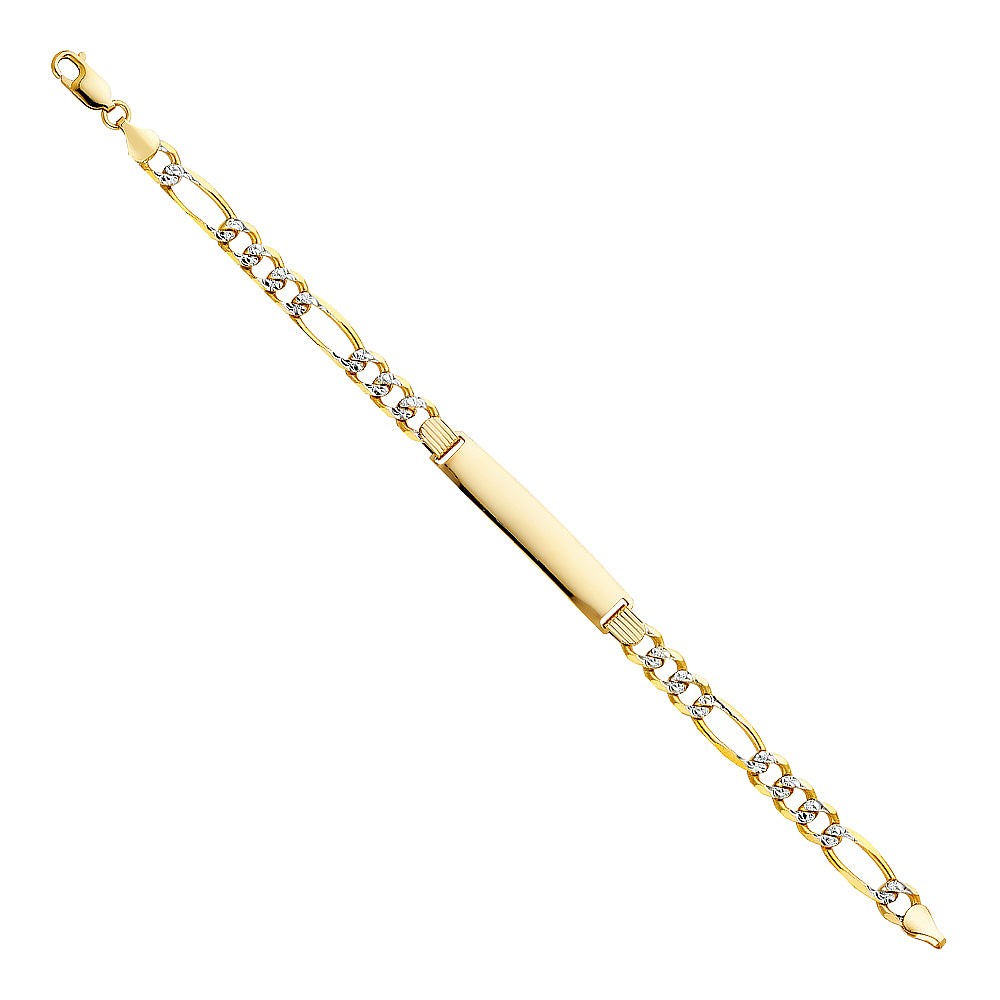 14k Gold ID Bracelet 8mm