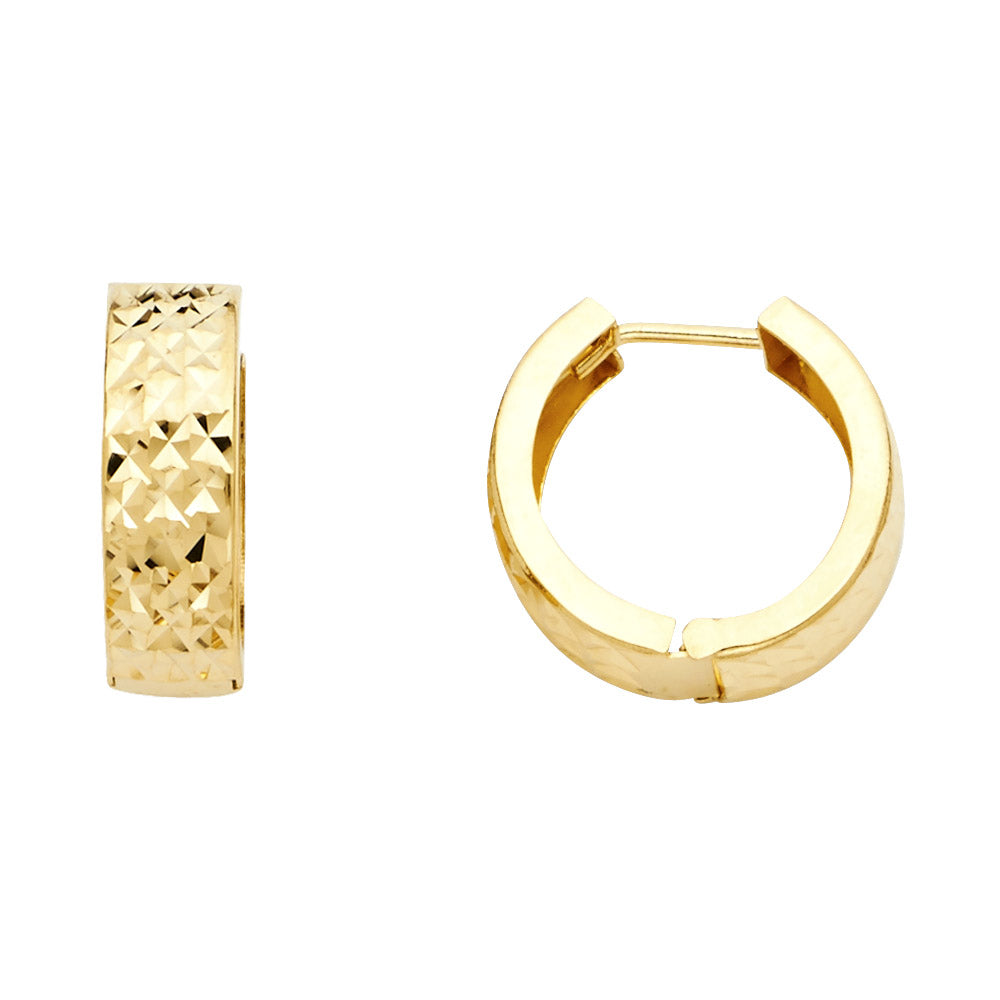 Huggies Earrings 14 Karat Gold