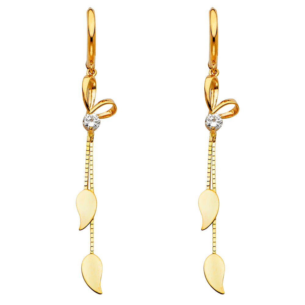 Hanging Earrings 14 Karat Gold