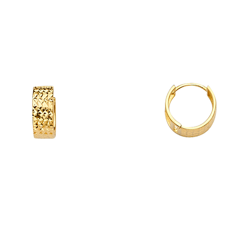 Huggies Earrings 14 Karat Gold