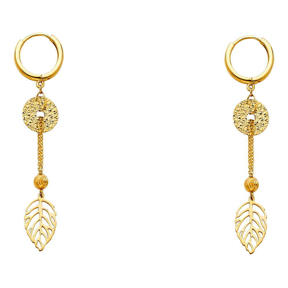 Hanging Earrings 14 Karat Gold
