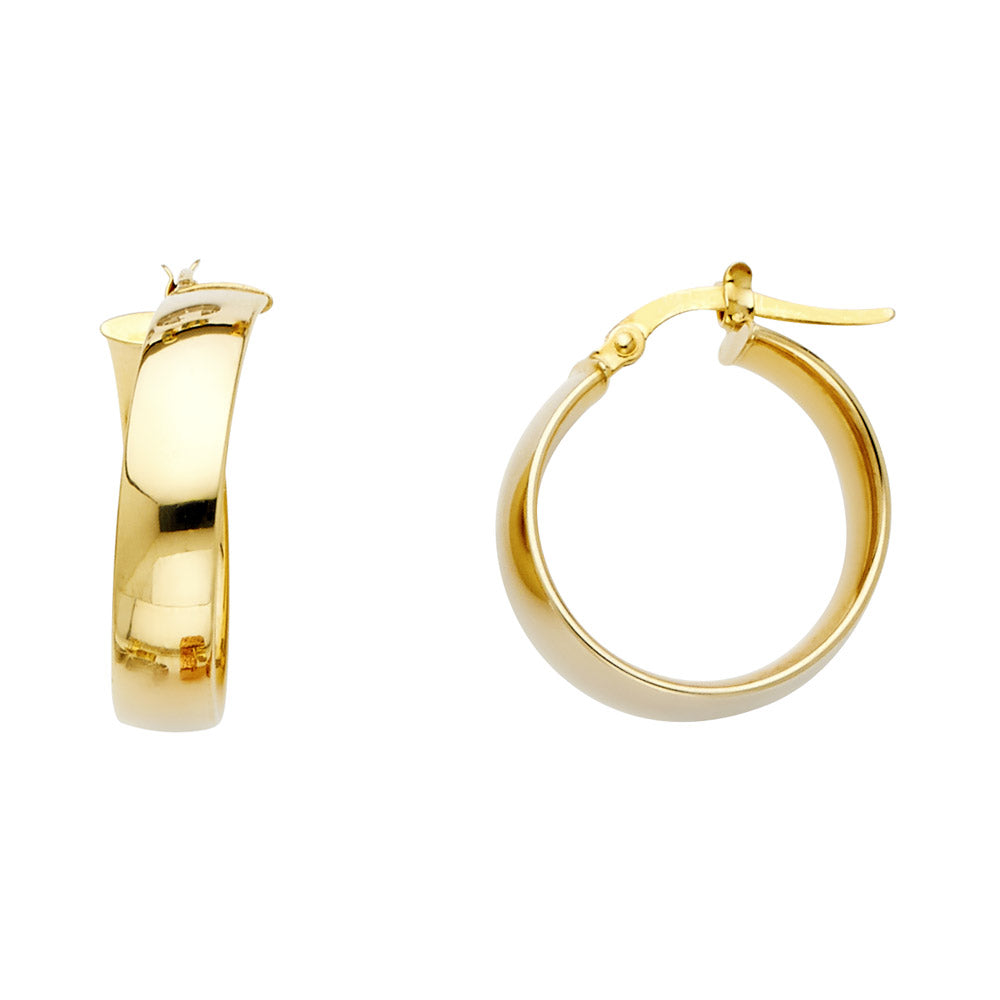 Hoop Earrings 14 Karat Gold