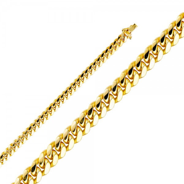 14K Solid Gold Miami Cuban Chain 5.9mm
