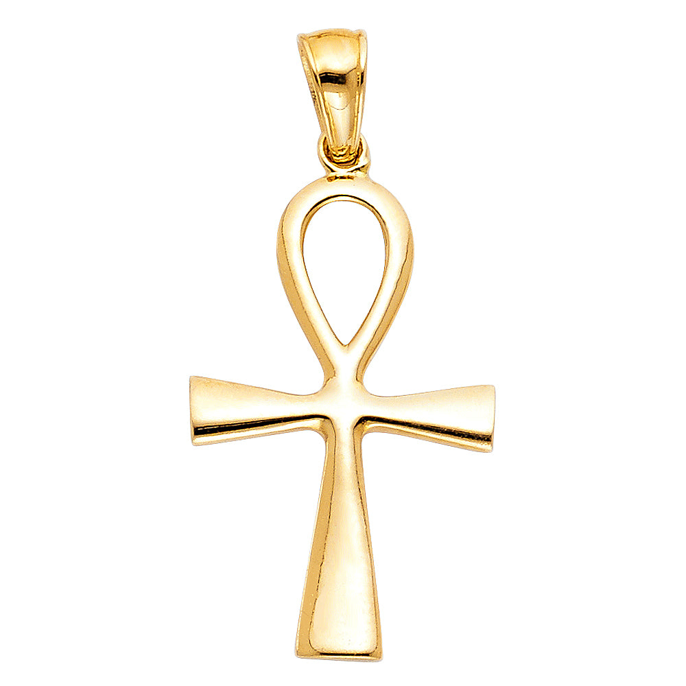 14 karat gold cross pendant