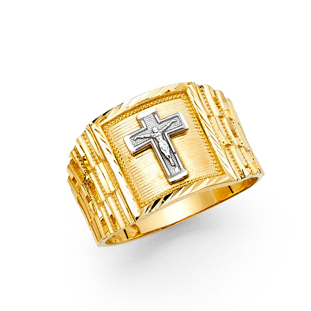 14K Gold Men Ring