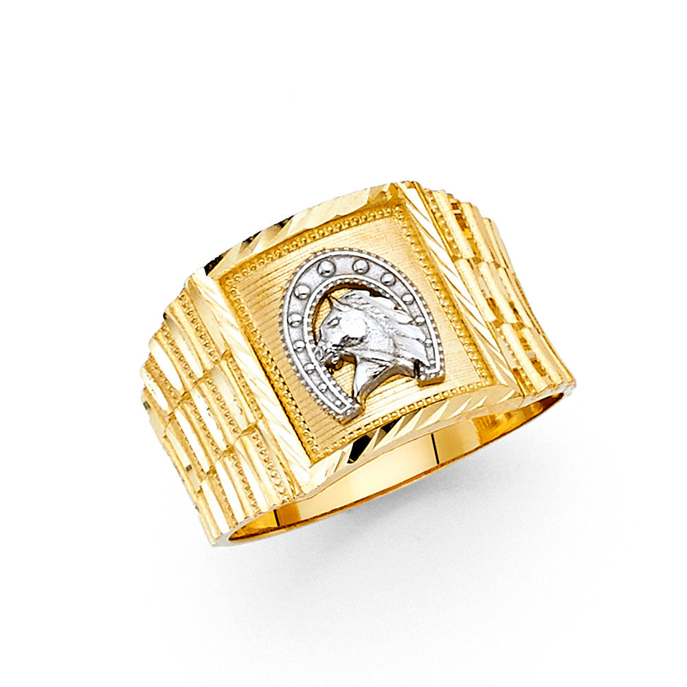 14K Gold Men Ring