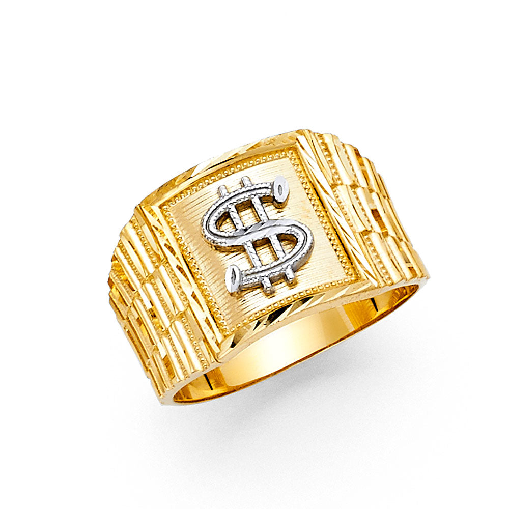 14K Gold Men Ring