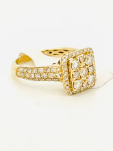 Load image into Gallery viewer, 14 karat yellow Gold lady diamond ring 1.11 CT
