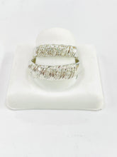 Load image into Gallery viewer, 14 Karat White  Gold Bands With Real Diamond 0.4 CT
