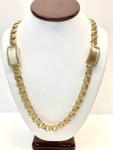 Load image into Gallery viewer, Chino link chain  10 karat gold with diamond
