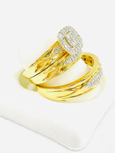 Load image into Gallery viewer, 14k gold wedding diamond ring 0.45 CT
