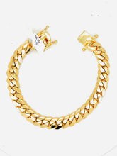 Load image into Gallery viewer, Miami Cuban link bracelet 10mm 10 karat gold
