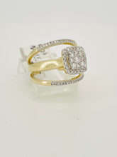 Load image into Gallery viewer, 10 karat wedding rings and bands diamond 0.5 CT
