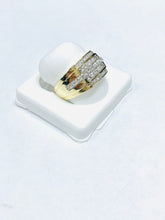 Load image into Gallery viewer, 10 karat yellow diamond man ring 0.75 CT
