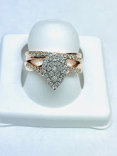 Load image into Gallery viewer, 10 Karat Rose Gold Diamond Lady Ring
