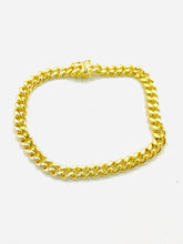 Load image into Gallery viewer, Miami Cuban link bracelet 10 karat gold 7.5 mm semi holloW
