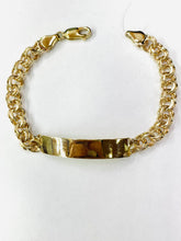 Load image into Gallery viewer, 10 karat gold chino link bracelet 8 mm wide
