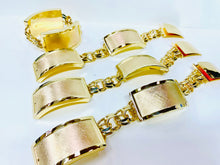 Load image into Gallery viewer, Chino Link 10k Gold Bracelets 2 box 35 mm
