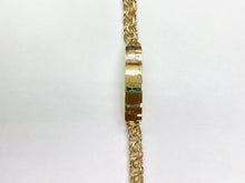 Load image into Gallery viewer, 10 karat gold chino link bracelet 8 mm wide
