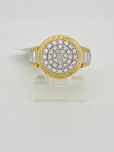 Load image into Gallery viewer, 18 karat diamond man Ring 0.46 CT
