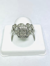 Load image into Gallery viewer, 10 karat white gold diamond ring 1.0  CT
