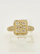 Load image into Gallery viewer, 14 karat yellow Gold lady diamond ring 1.11 CT
