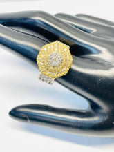 Load image into Gallery viewer, 10 karat yellow Gold diamonds ring 2.95 CT
