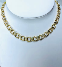 Load image into Gallery viewer, Chino link chain 9 mm 10 karat gold with Moissanite diamond on box inside
