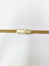 Load image into Gallery viewer, 10 karat gold chino link bracelet 8” 8mm
