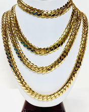 Load image into Gallery viewer, Miami Cuban Chain Necklace 11 mm 10K Yellow Gold

