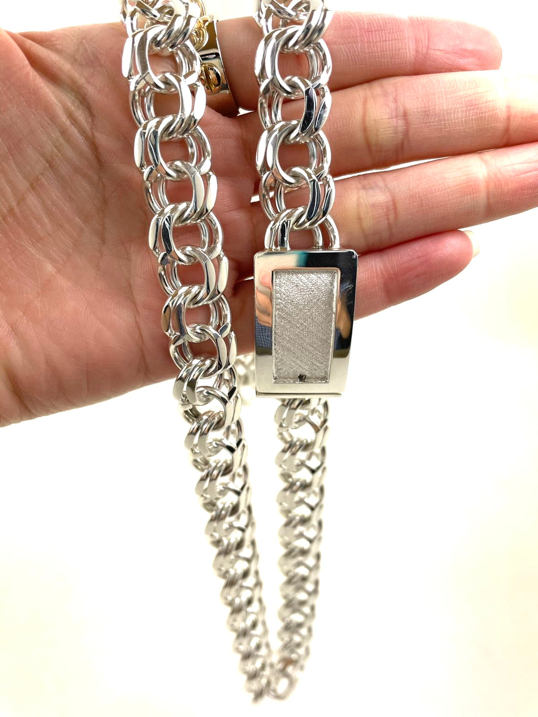 925 sterling silver chino link chain