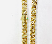 Load image into Gallery viewer, 14 karat gold Miami diamond cut chain 9 mm
