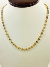 Load image into Gallery viewer, 14 karat gold anchor puff link 4 mm

