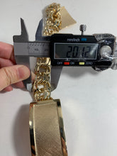 Load image into Gallery viewer, Chino link bracelet 30 mm ID box 10 karat gold
