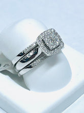 Load image into Gallery viewer, 10 karat White gold diamond ring 0.5 CT
