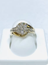 Load image into Gallery viewer, 10 karat gold diamond ring 0.75 Ct
